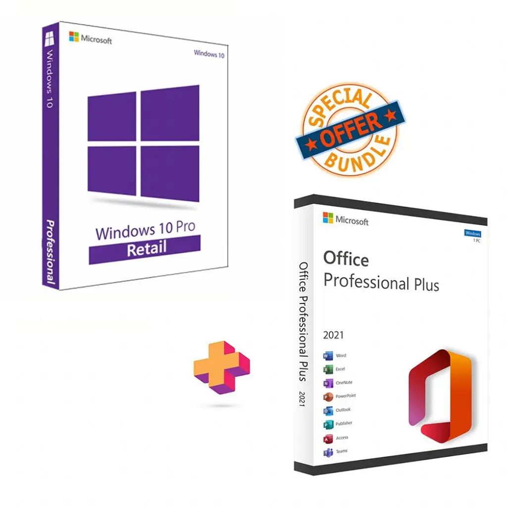 Microsoft Windows 10 Pro And Microsoft Office 2021 Pro Bind